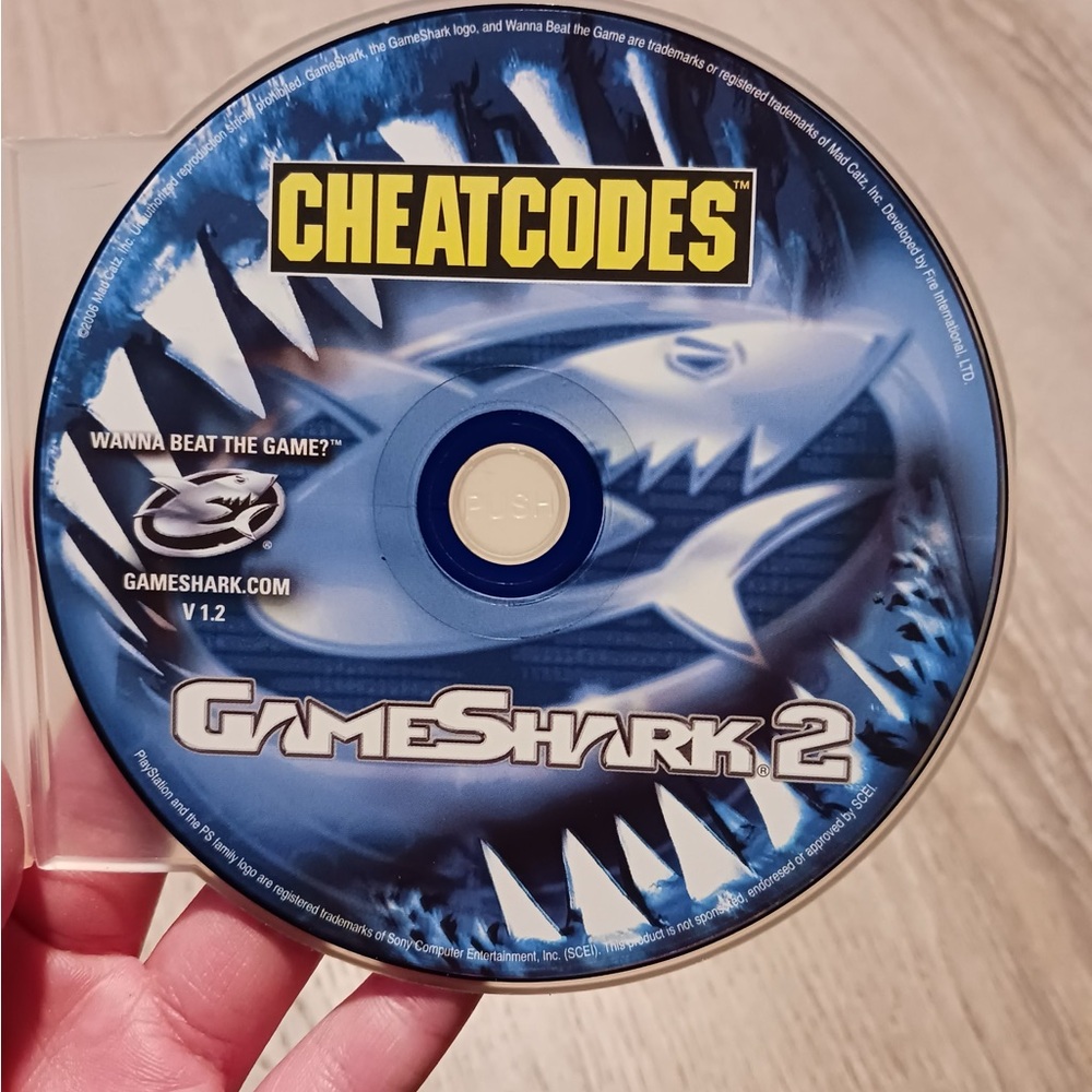 GameShark cheat codes PlayStation one